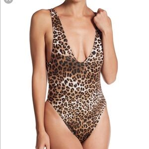 NWOT Basta Surf Cheetah print one piece swimsuit